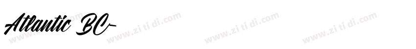 Atlantic BC字体转换